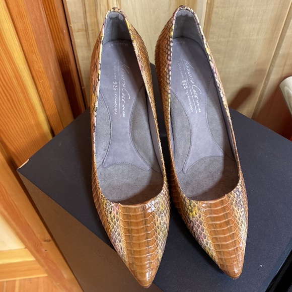 Sexy Kenneth Cole leather Heels size 6 worn once - Picture 1 of 6